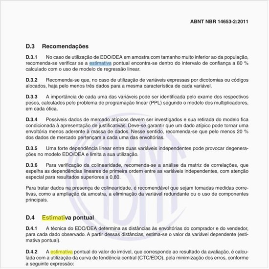 O que é Estimativa Pontual?