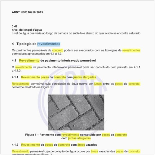 Como deve ser o revestimento peças de concreto com juntas alargadas e áreas vazadas?