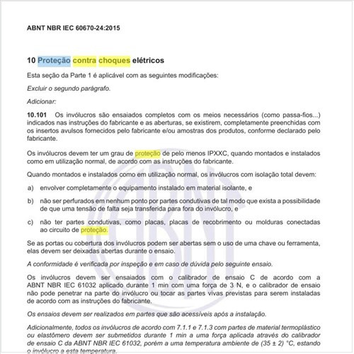 Quais as medidas de proteção contra choques elétricos?