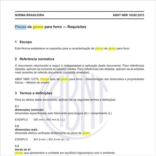 Quais os tipos de encaixes recomendados para as placas de gesso para forro?