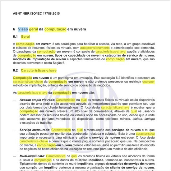 Qual a visão geral e as características chave da computação em nuvem?
