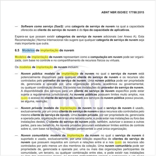 Quais os modelos de implantação de nuvem?