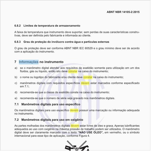 Quais as informações que devem constar no instrumento?