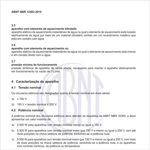 Como podem ser caracterizados os aparelhos?