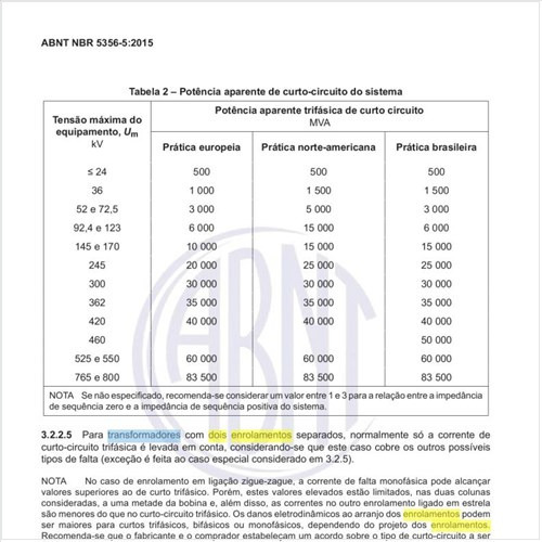Quais os requisitos para os transformadores com mais de dois enrolamentos e autotransformadores?