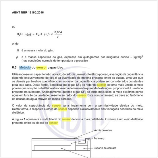 O que é o método do sensor capacitivo?