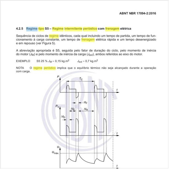 Como funciona o Regime tipo S5 – Regime intermitente periódico com frenagem elétrica?