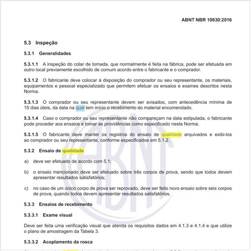 Qual o comportamento em estufa dos colares de tomada?