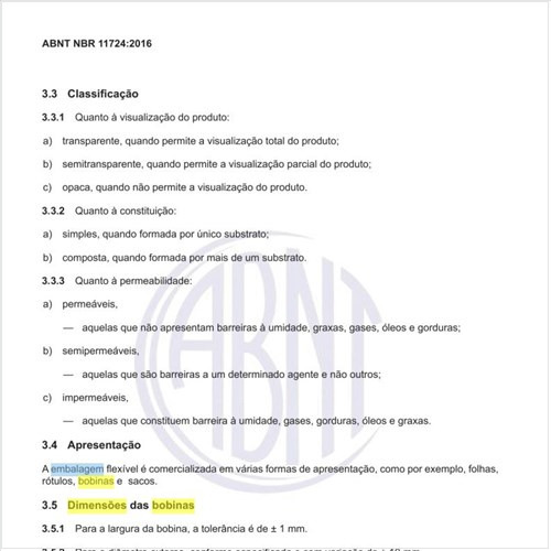Quais as dimensões das bobinas de embalagens flexíveis?