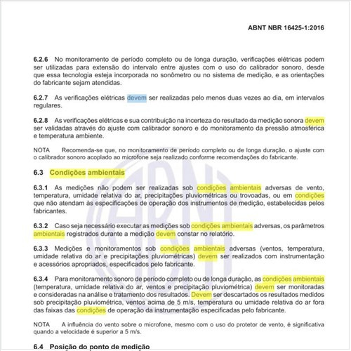 Quais devem ser as condições ambientais para a realização das medições?
