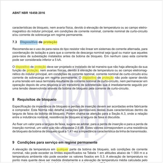 Qual o dispositivo de proteção recomendado?