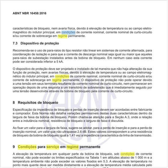 Quais as condições para serviço em regime permanente?