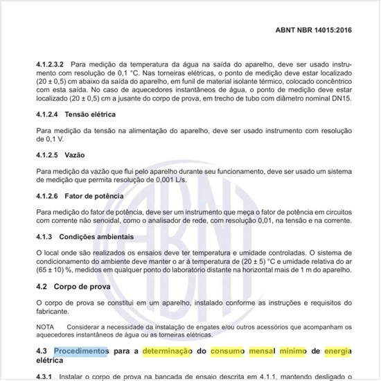 Quais os procedimentos para a determinação do consumo mensal mínimo de energia elétrica?