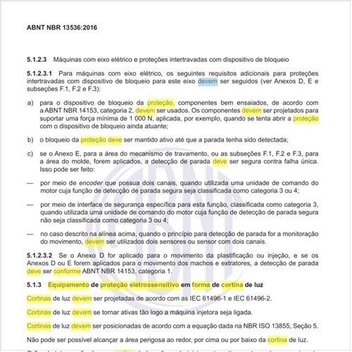 Como deve ser o equipamento de proteção eletrossensitivo em forma de cortina de luz?