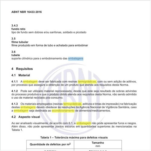 Quais as dimensões das embalagens plásticas picotadas?