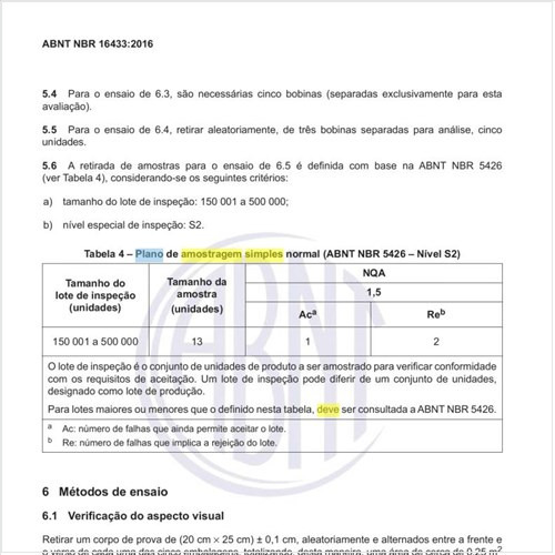 Como deve ser feito o plano de amostragem simples normal?