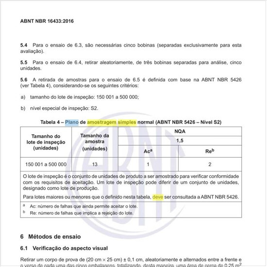 Como deve ser feito o plano de amostragem simples normal?