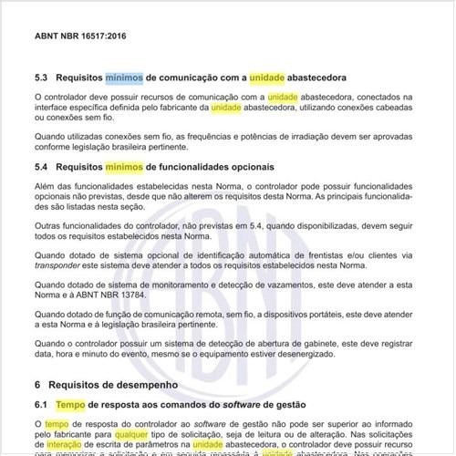Qual o tempo mínimo de interação com a unidade abastecedora?
