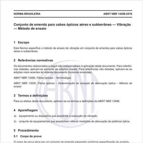 Quais as condições ambientais do ensaio?