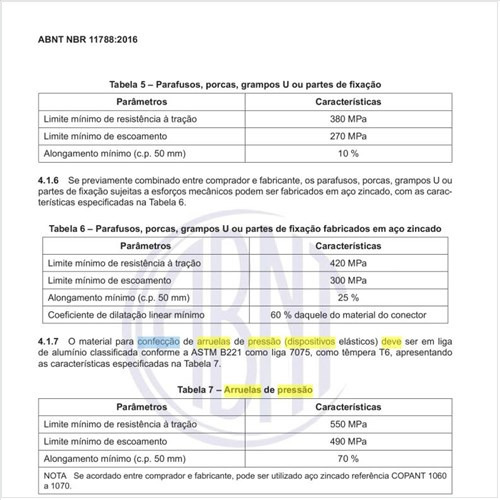 Como deve ser feita a confecção de arruelas de pressão (dispositivos elásticos)?