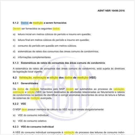 Como deve ser a validação, estimação e edição dos dados de medição (VEE)?