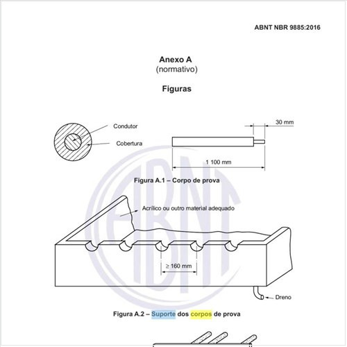Como deve ser o suporte dos corpos de prova?