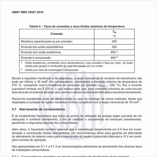 Qual o aterramento indicado para os consumidores?