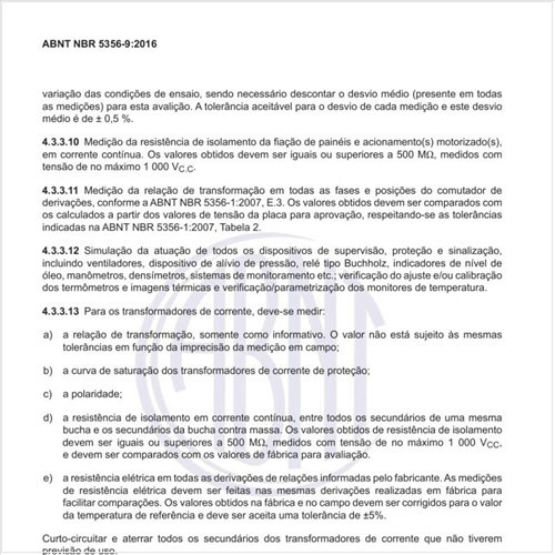 Qual o procedimento para a energização dos equipamentos?