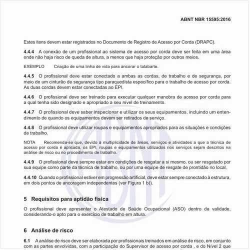Como podem ser vistos os exemplos, não exaustivos, de ancoragem em pontos distintos?