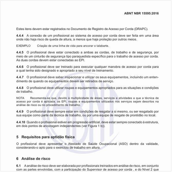 Como podem ser vistos os exemplos, não exaustivos, de ancoragem em pontos distintos?