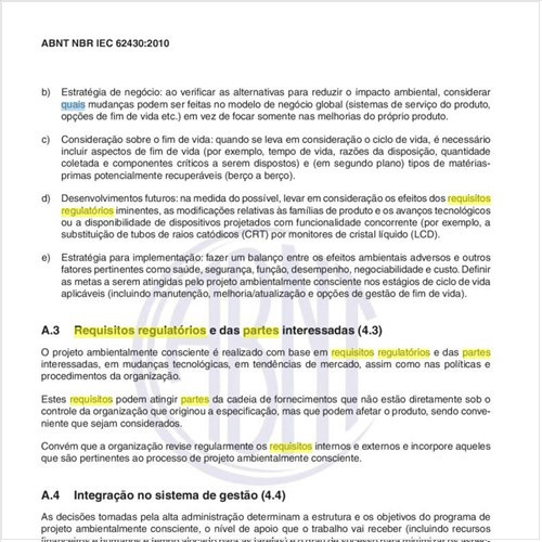 Quais os requisitos regulatórios e das partes interessadas?
