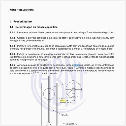 Qual o ponto de leitura da escala?