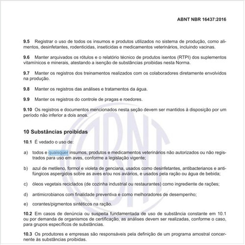 Quais os critérios de processamento do ovo caipira?