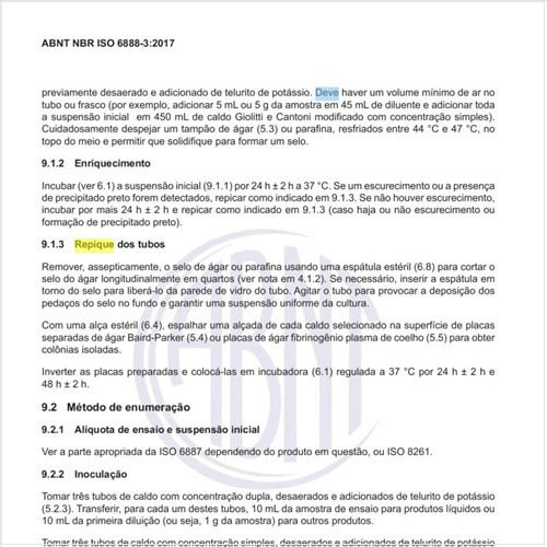 Como deve ser feito o repique dos tubos?