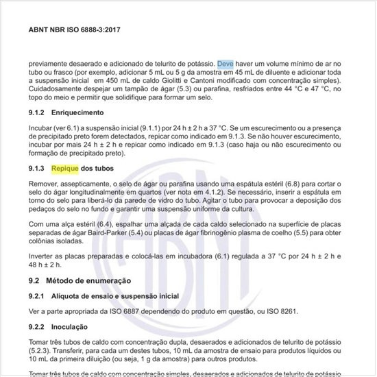 Como deve ser feito o repique dos tubos?