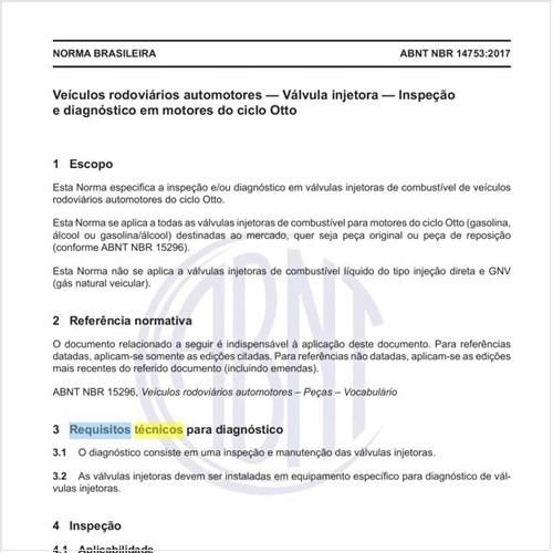 Quais os requisitos técnicos para diagnóstico?