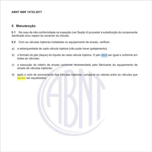 Como deve ser feita a manutenção?