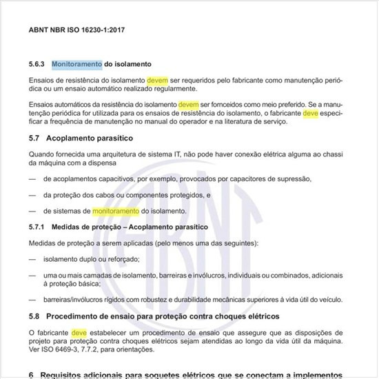 Como deve ser executado o monitoramento do isolamento?
