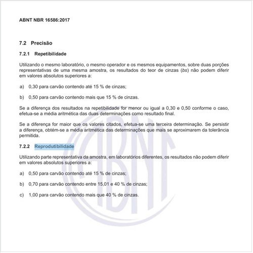 Como se realiza a reprodutibilidade do ensaio?