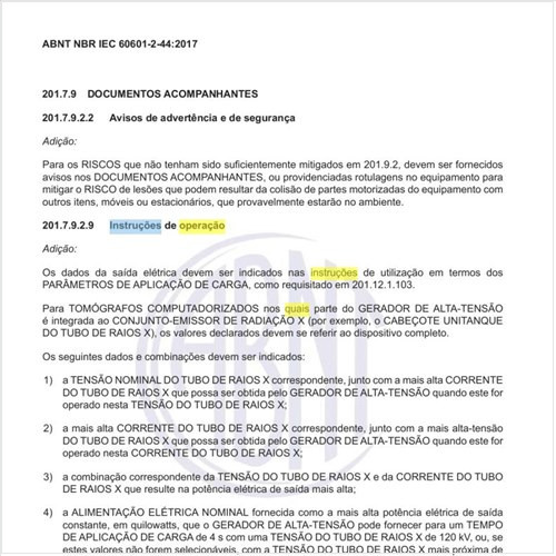 Quais as instruções de operação desses equipamentos?