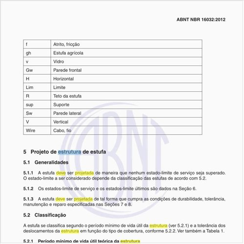 Como deve ser projetada a estrutura de uma estufa?