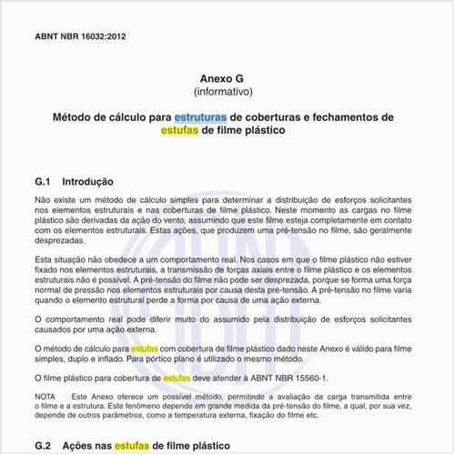 Como se calculam as estruturas para estufas de filme plástico?