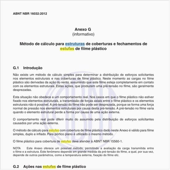 Como se calculam as estruturas para estufas de filme plástico?