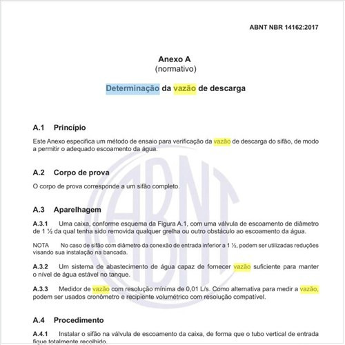 Como se faz a determinação da vazão de descarga?