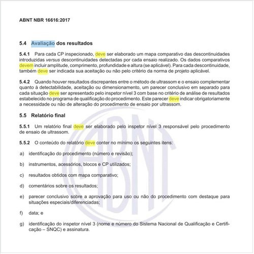 Como deve ser feita a avaliação dos resultados?