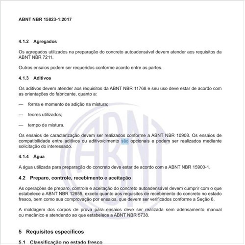 Quais são as classes de espalhamento (slump-flow)?