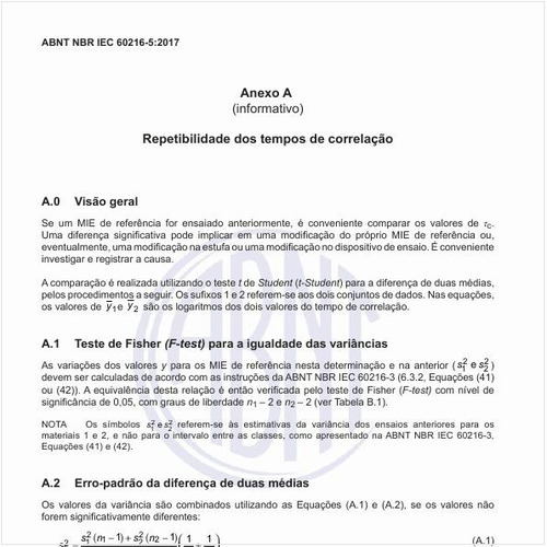 O que é a repetibilidade dos tempos de correlação?