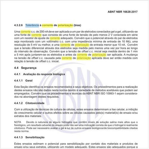 Qual a tolerância à corrente de polarização (bias)?