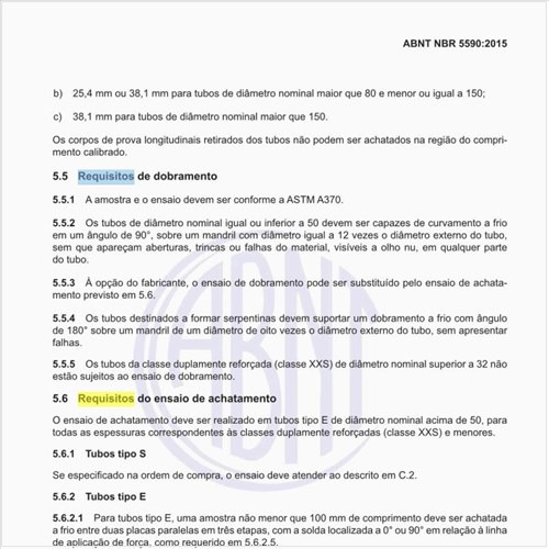 Quais os requisitos de dobramento?