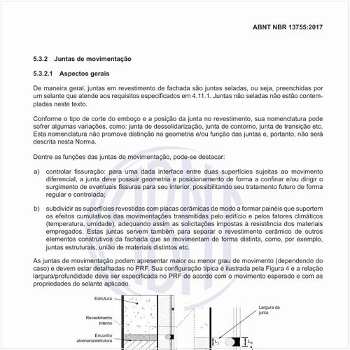 O que são juntas de movimentação?